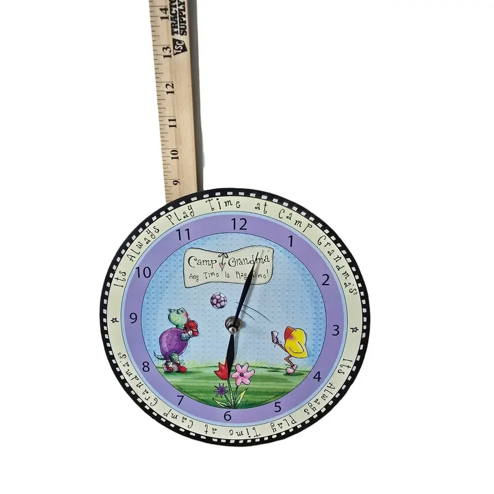 Camp Grandmas Battery Operated Clock Turtle Chick Playtime Kids